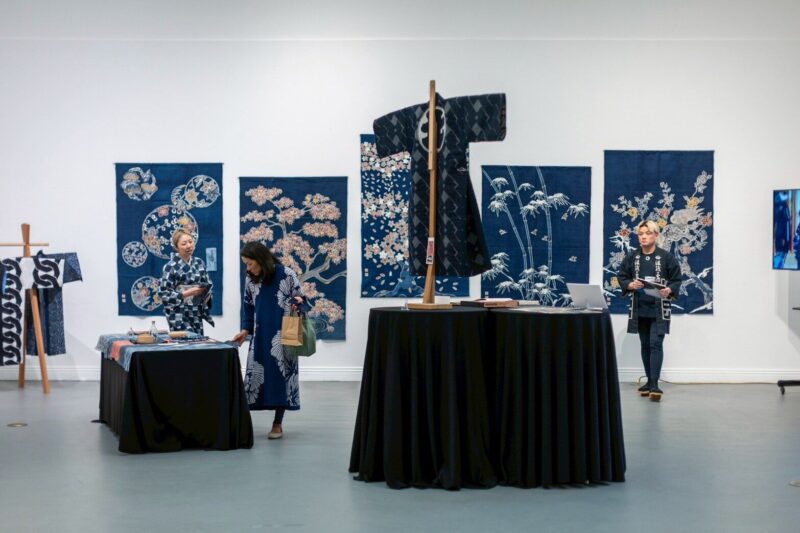 藍染の展示